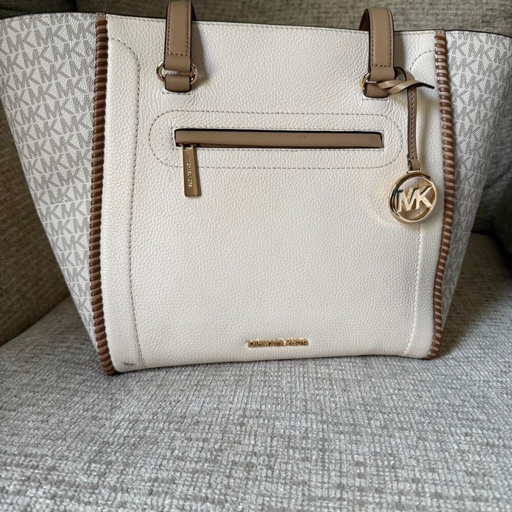 Michael-kors Women's Cream and White Bag